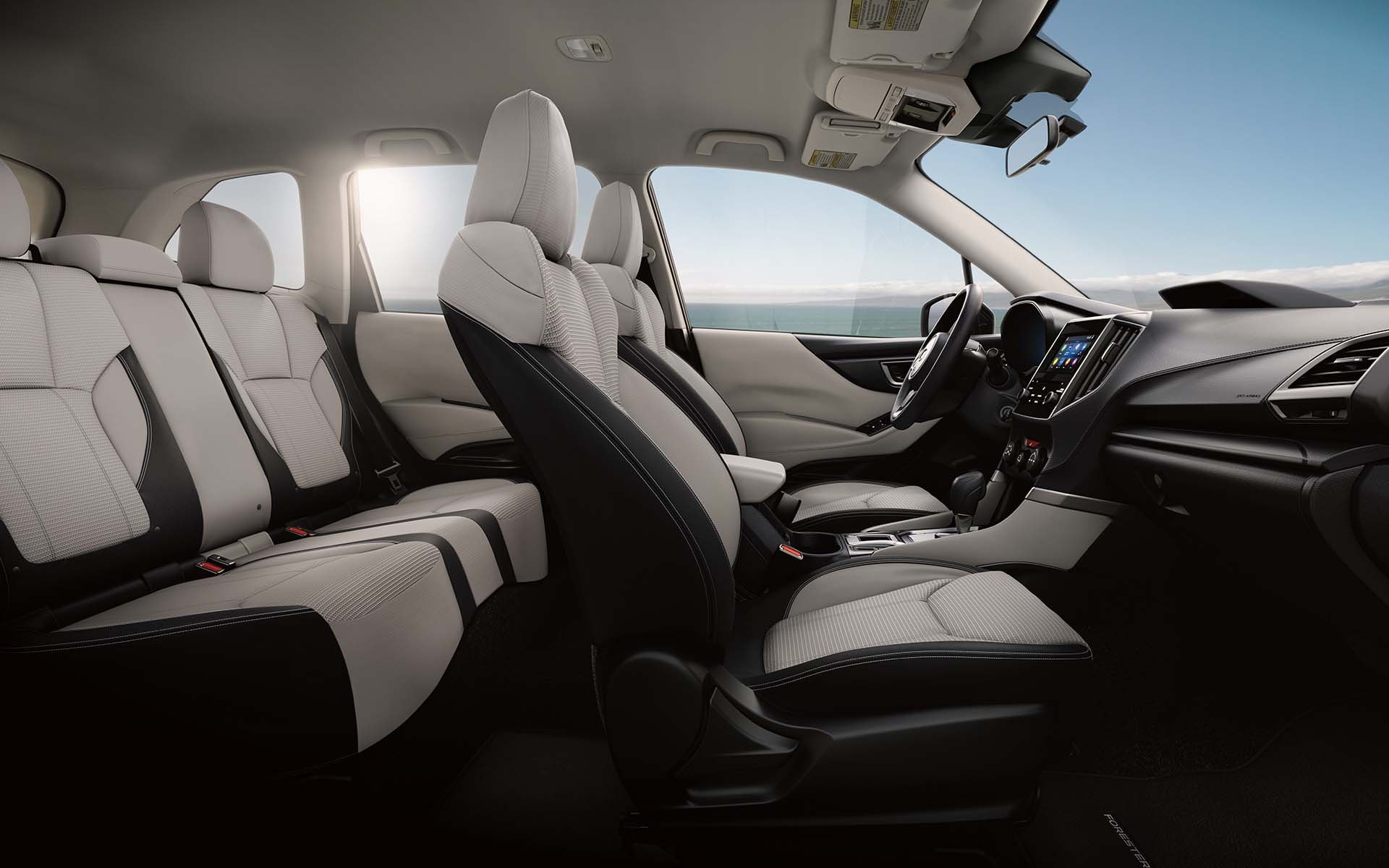 2022 Subaru Forester with Gray Cloth interior.